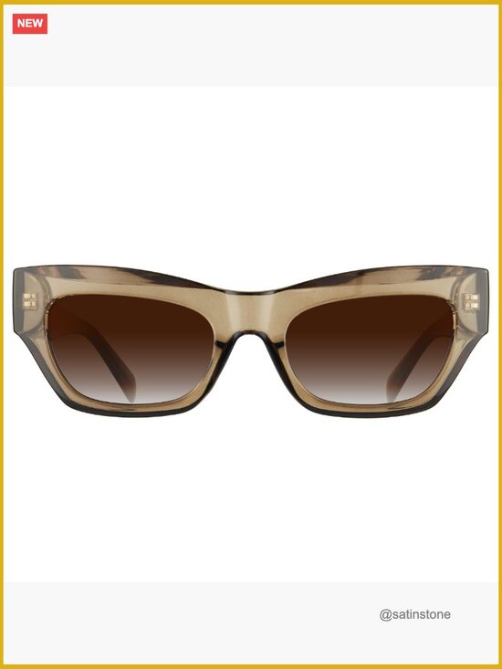 Cat Eye Polarized Sunglasses UV400 Protection Chunky Acetate Retro Shades